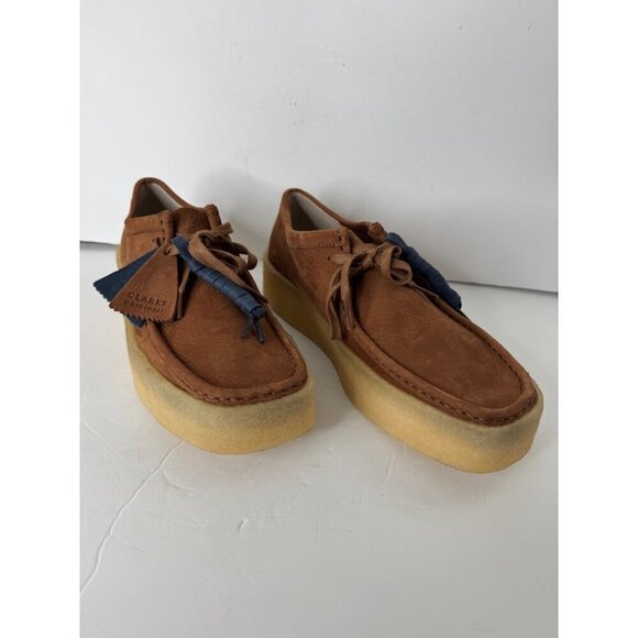 NEW CLARKS Wallabee Cup Tan Nubuck Men\'s Lifestyle Shoe Moccasins Mens Size 10 main image 7